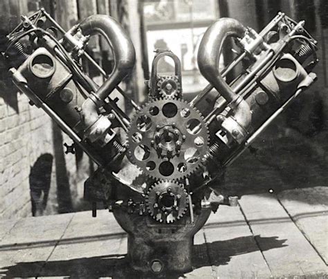 Cutaway shows the 4 cycles of an internal combustion engine as well as the sequential transmission. From the Dust Bin of History - Intriguing Mystery V-Twin ...