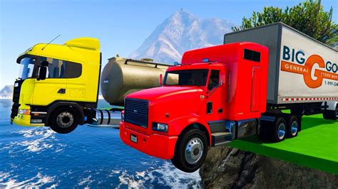 Scania Truck Vs Mtl Truck Gta 5 Race Comparison Youtube