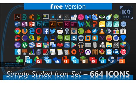 Simply Styled Icon Set иконки для Windows