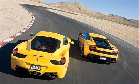 Video The Ultimate Ferrari Vs Lamborghini Road Test 458 Italia Vs