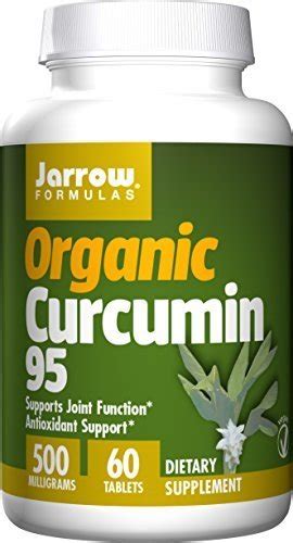 Jarrow Formulas Organic Curcumin 95 Turmeric Antioxidant Support 500