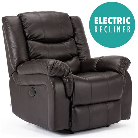 Electric heated leather massage armchair recliner chair lounger home office sofa. SEATTLE ELECTRIC LEATHER AUTO RECLINER ARMCHAIR SOFA HOME ...