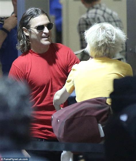 Joaquin Phoenix And Allie Teilz Wearing Matching Outfits To Lax Daily Mail Online