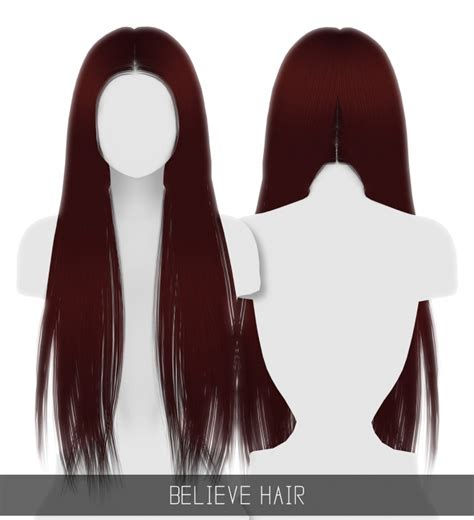 Believe Hair At Simpliciaty Sims 4 Updates