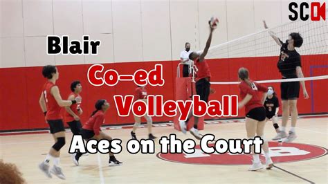 Blair Co Ed Volleyball Aces On The Court Youtube