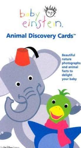 Baby Einstein Animal Discovery Cards Beautiful Nature Photographs