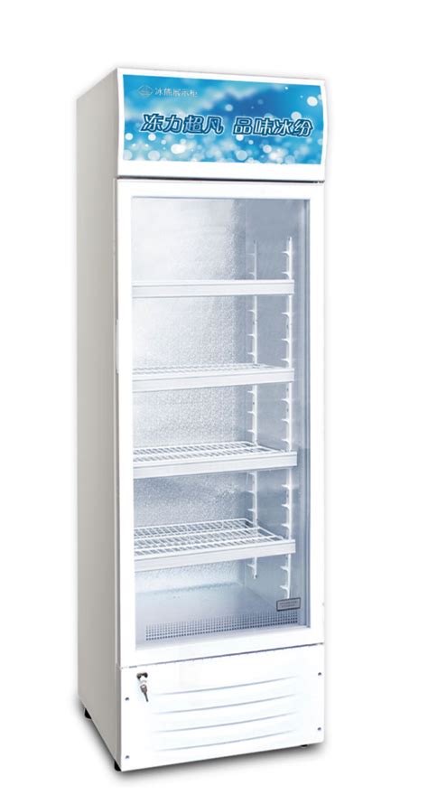 Transparent Glass Door Upright Fridge Upright Refrigerated Showcase