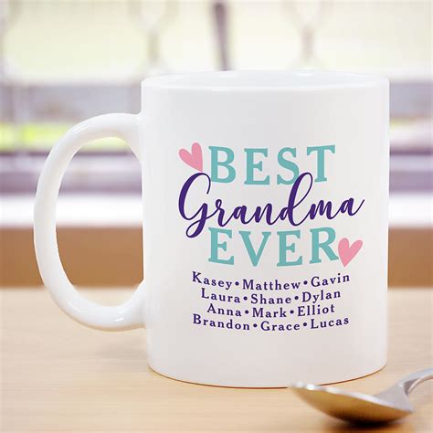 Personalized Best Grandma Ever Mug Tsforyounow