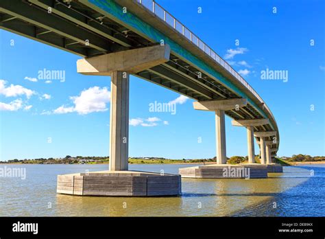 Hindmarsh Island Bridge That Spans The Murray River At Goolwa In South