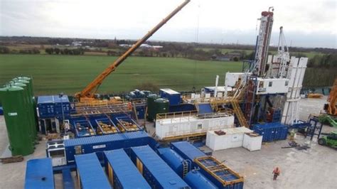 Barton Moss Fracking Test Drilling Finds Gas In Shale Rock Bbc News