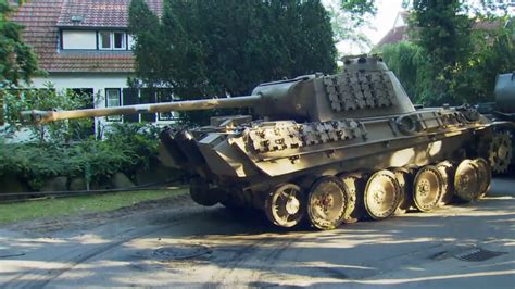 A German Pensioner Stored A Panther Tank An Anti Aircraft Gun And A