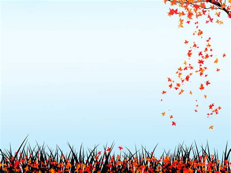 Autumn Nature Backgrounds Holiday Nature Templates Free Ppt