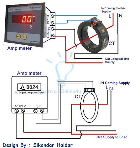 Amp Meter Ammeter Gauge Wiring Diagram