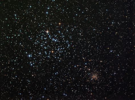 M35 And Ngc 2158 Open Clusters In Gemini