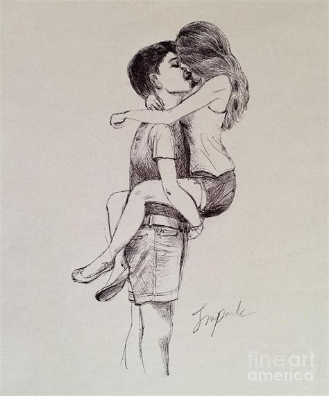 Pin By Carly Randall On Art How To Draw People Kissing People