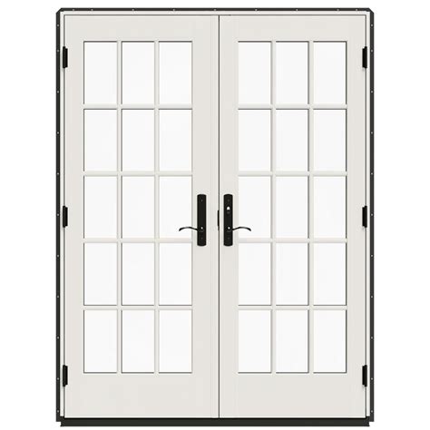 Jeld Wen 60 In X 80 In W 4500 Chestnut Bronze Clad Wood Left Hand 15