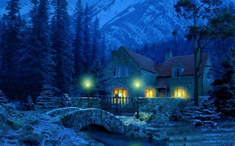 10 Latest Dark Winter Night Wallpaper Full Hd 1920×1080 For Pc