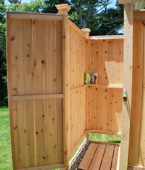 Outdoor Shower Enclosure Cedar Showers