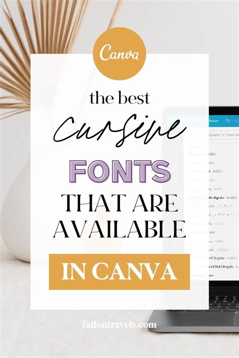 19 Best Canva Cursive Fonts For Scroll Stopping Designs Fallon Travels