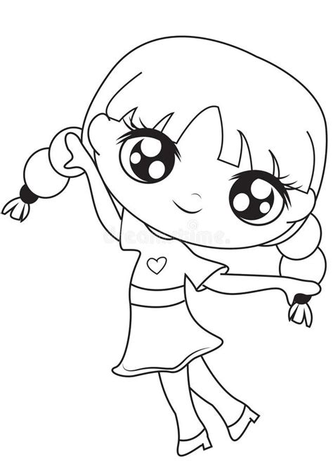 Coloring Pages Of Cartoon Girls Team Coloring