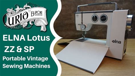 Elna Lotus Zz And Sp Portable Vintage Sewing Machine A Competitor To