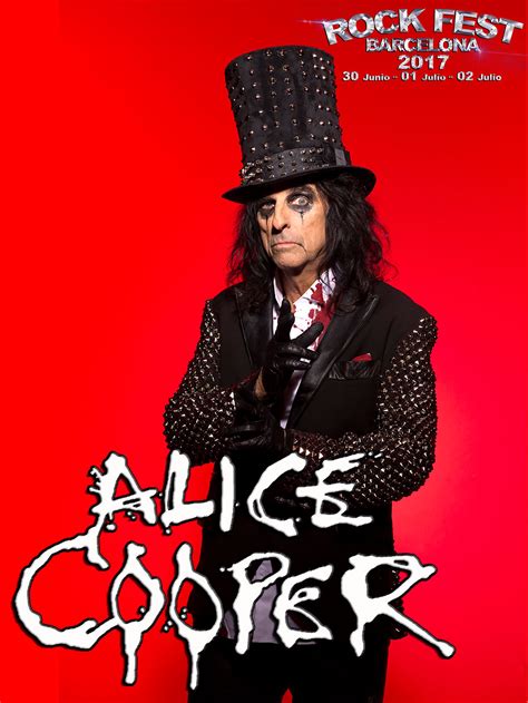 Alice Cooper En Rock Fest Barcelona El SÁbado 1 De Julio Rocknrock