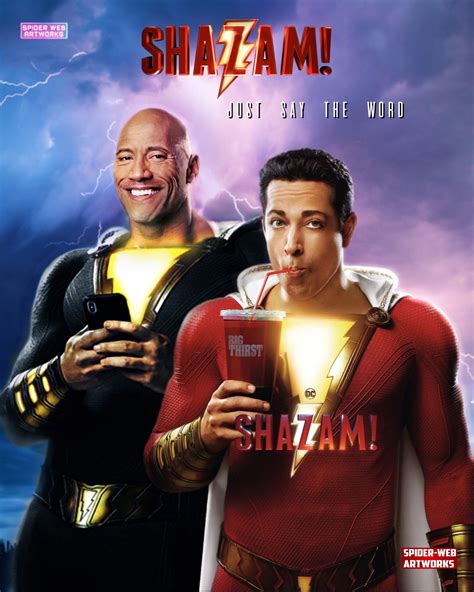 Süpermen/shazam black adam'ın dönüşü izle, superman/shazam!: Shazam and Black adam poster by me ..!!! #superman #shazam ...