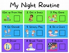 Free Visual Schedule Templates for Autism | Picture Schedules for Home ...