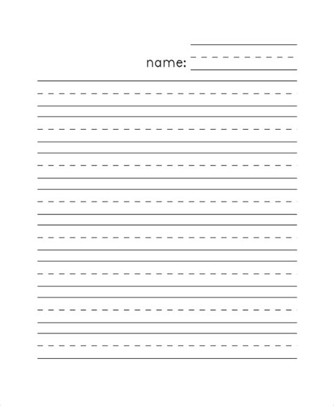 Free 7 Printable Lined Paper Samples In Pdf Ms Word