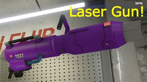 Gta 5 Online New Weapons Laser Space Gun Review Widow Maker Youtube