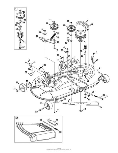 Craftsman 42 Riding Mower Parts Diagram