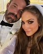 Jennifer Lopez marries Ben Affleck in wedding dress from 'old movie'