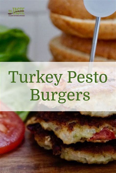 Turkey Pesto Burgers Easy