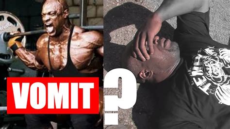 Why Bodybuilders Vomit After Intense Workout Youtube
