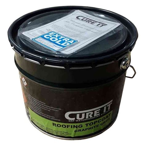 Cure It Roofing Top Coat In Anthracite Grey 5kg Roofing Superstore®