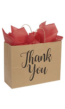 Paper gift bags for retail packaging, christmas, weddings & birthdays. Large Thank You Paper Bags | Store Supply Warehouse