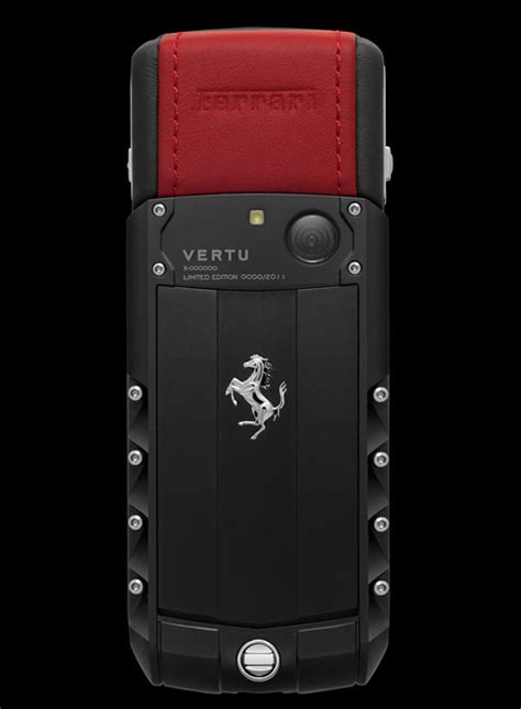Limited Edition Vertu Ascent Ferrari Gt Phone Designed By Vertu