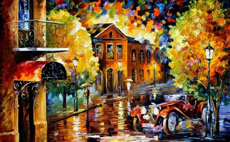 Jaguar — Palette Knife Oil Painting On Canvas By Leonid Afremov