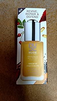 Amazon Com Nude Progenius Omega Treatment Facial Rescue Oil Nudeskin