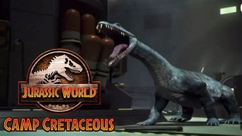 Early Season 5 Clip Nothosaurus Attack Jurassic World Camp Cretaceous Netflix Youtube