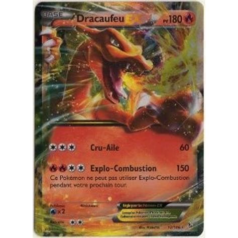 Carte Pokemon Dracaufeu Ex 180 Pv 12106 Xy Etincelles Vf Rakuten