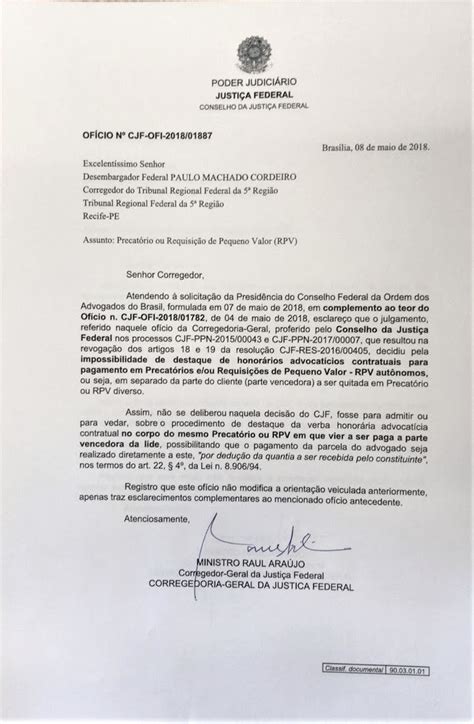 Modelo De Resposta De Oficio Para Juiz Vários Modelos