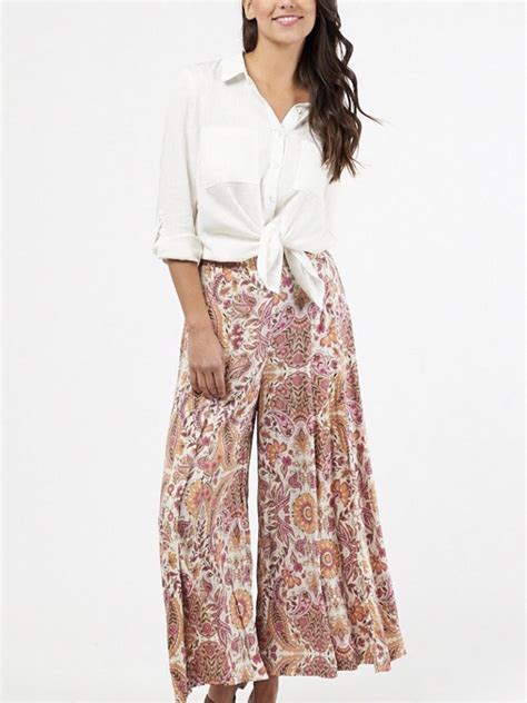 Paisley Pants Are Palazzo Style Pants In A Bright Fun Print