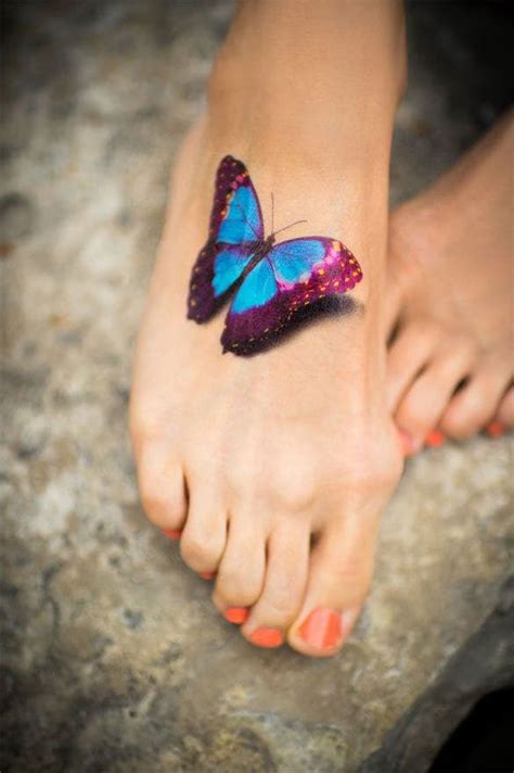 27 Inspiring 3d Butterfly Tattoos Designs