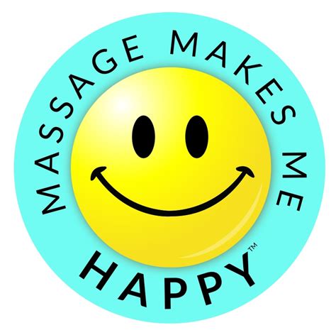 Celebrate The Massage Makes Me Happy Initiative Massage Therapy Canadamassage Therapy Canada