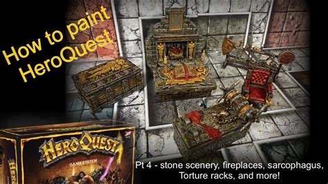 How To Paint Heroquest Part Painting Stone Wargaming Scenery
