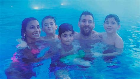 ¡qué Frío Leo Messi Mostró Sus Mini Vacaciones Con Su Familia En La