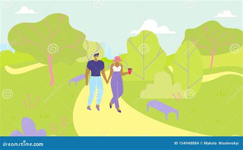 Walking Girlfriends In Winter Clothes Flat Vector Illustrations Set