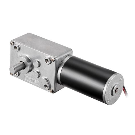 Buy Sourcing DC 24V 36RPM Worm Gear Motor 40kg Cm Reversible High Torque Speed Reduce Turbine