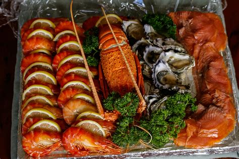 Delicious Seafood Platter Image Free Stock Photo Public Domain